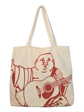 True Religion Canvas Tote Bag -FLAWED- See Description And Photos